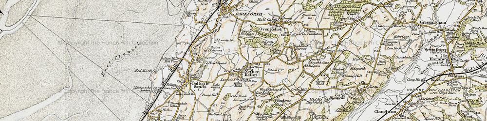 Old map of Hawksheads in 1903-1904