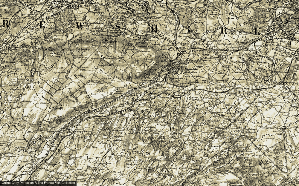 Old Map of Historic Map covering West Walton in 1905-1906