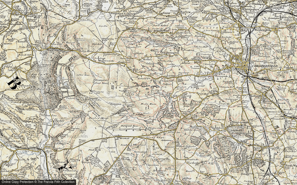 Old Map of Nether Loads, 1902-1903 in 1902-1903