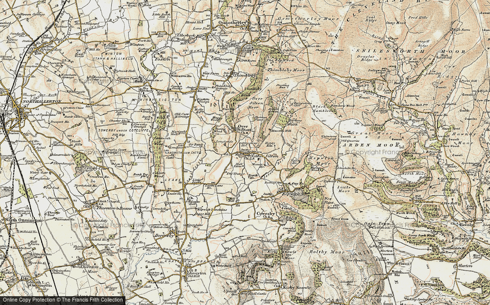Old Map of Nether Silton, 1903-1904 in 1903-1904