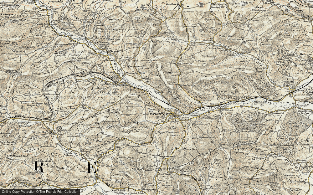 Old Map of Historic Map covering Whitterleys, The in 1901-1903