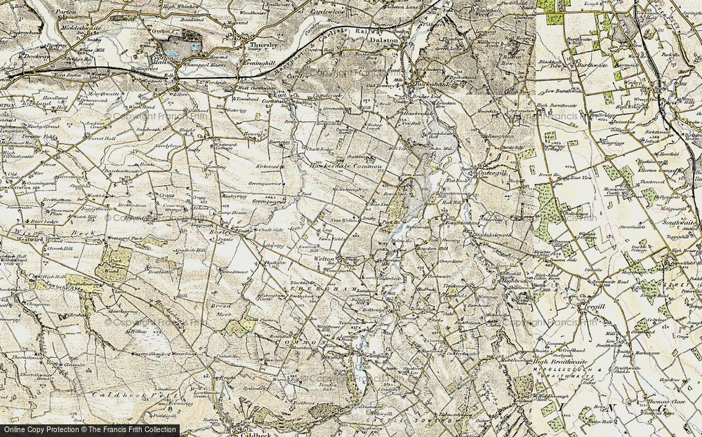 Old Map of Nether Welton, 1901-1904 in 1901-1904