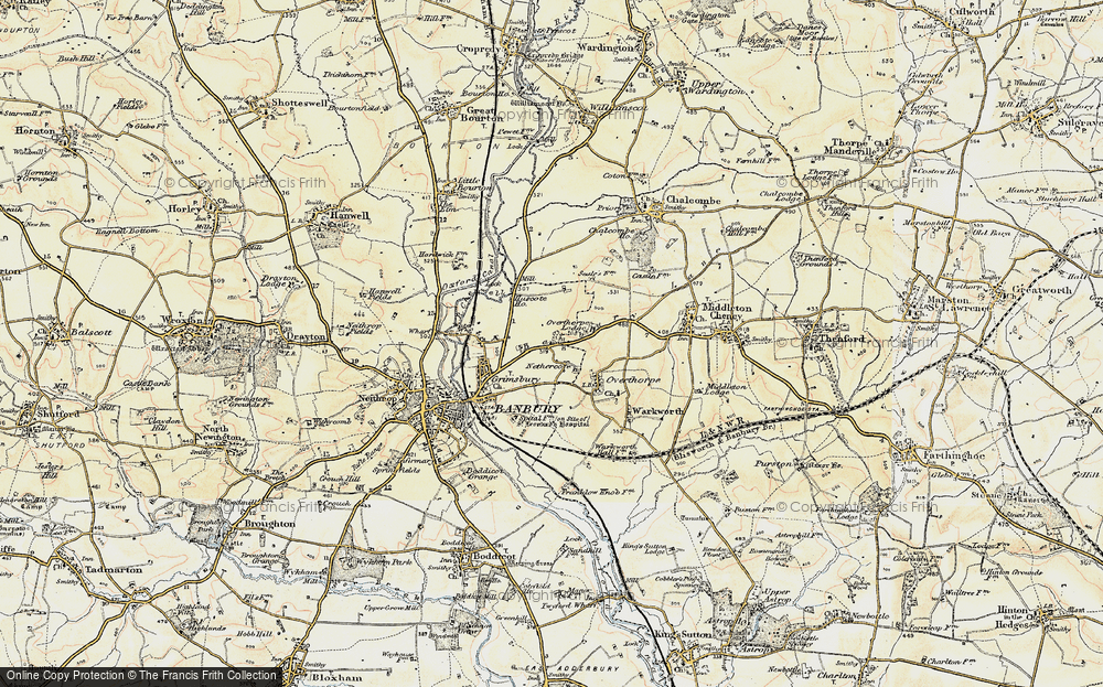 Old Map of Nethercote, 1898-1901 in 1898-1901