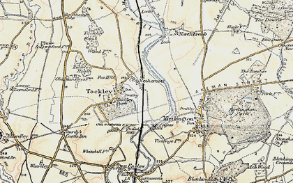 Old map of Nethercott in 1898-1899