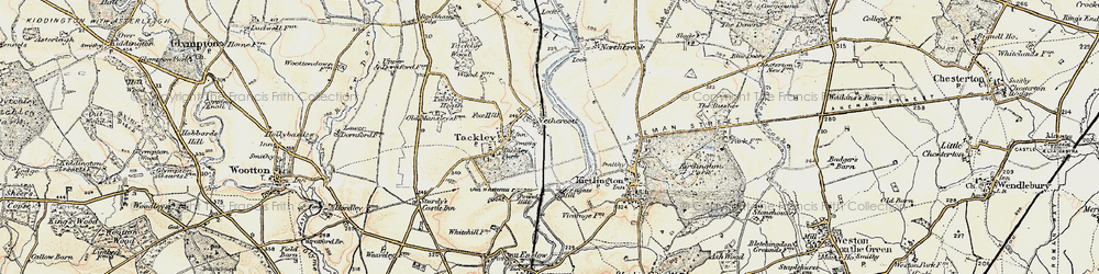 Old map of Nethercott in 1898-1899