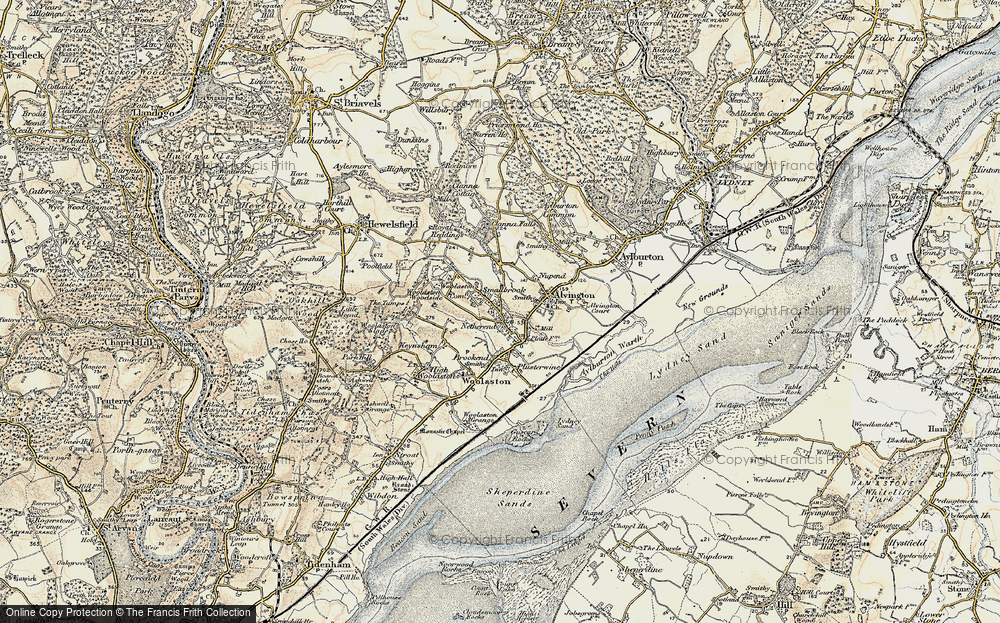 Old Map of Netherend, 1899-1900 in 1899-1900