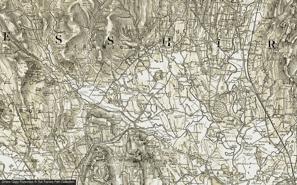 Old Map of Nethermill, 1901-1905 in 1901-1905