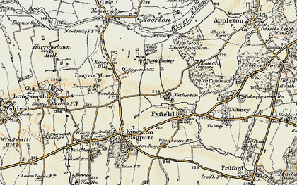 Old map of Netherton in 1897-1899