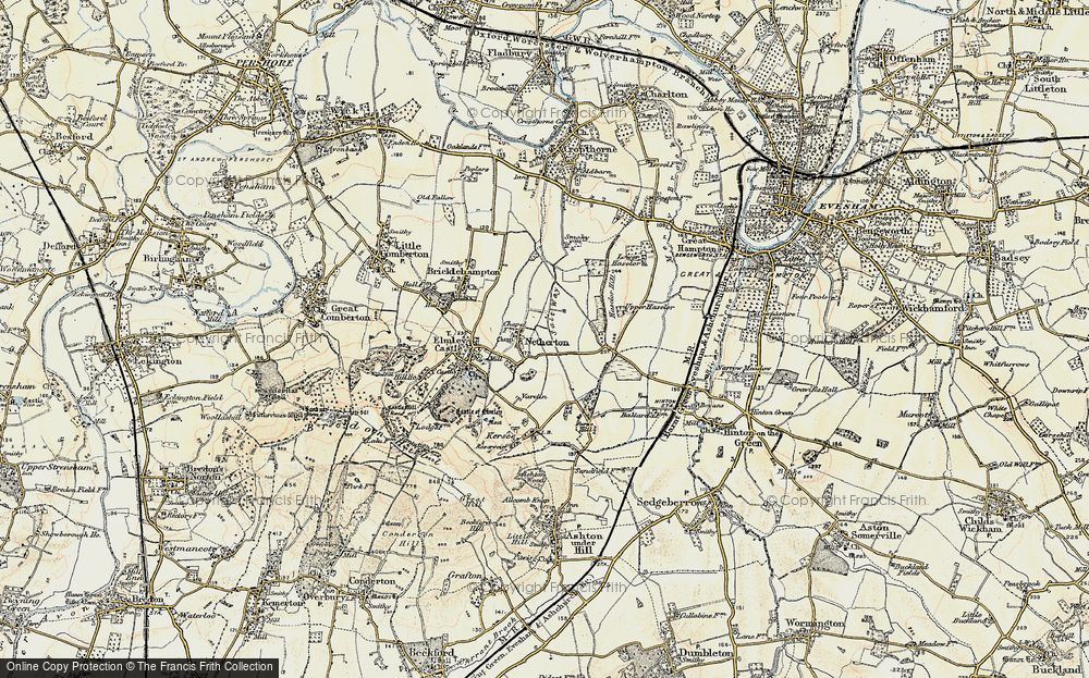 Old Map of Netherton, 1899-1901 in 1899-1901
