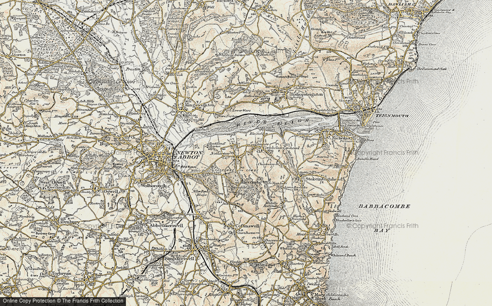 Old Map of Netherton, 1899 in 1899