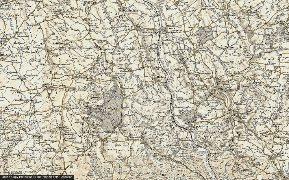 Old Map of Netherton, 1901-1902 in 1901-1902