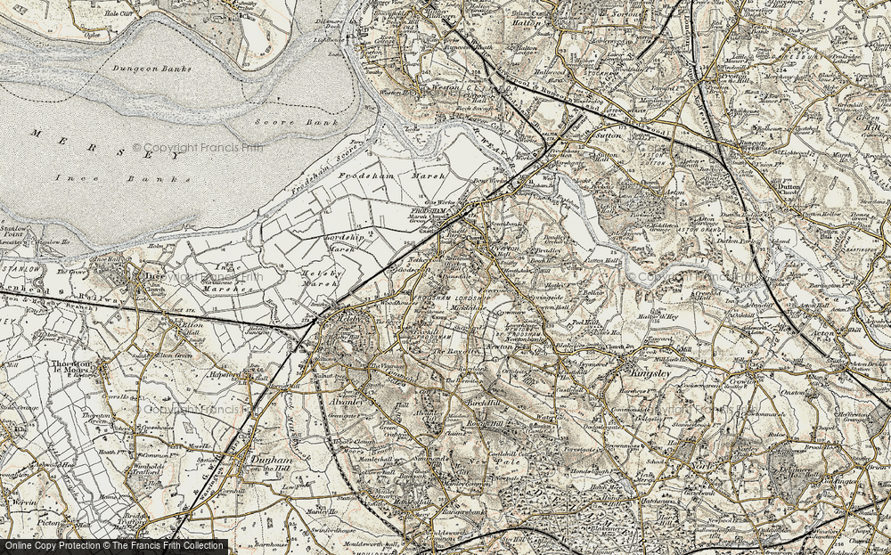 Old Map of Netherton, 1902-1903 in 1902-1903