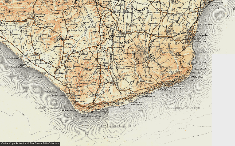 Old Map of Nettlecombe, 1899 in 1899