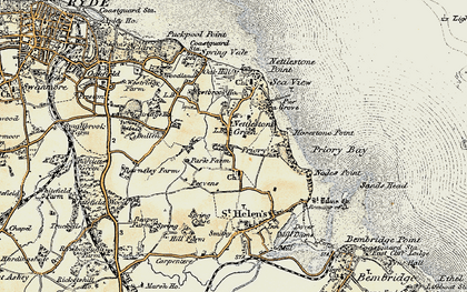 Old map of Bullen Ho in 1899