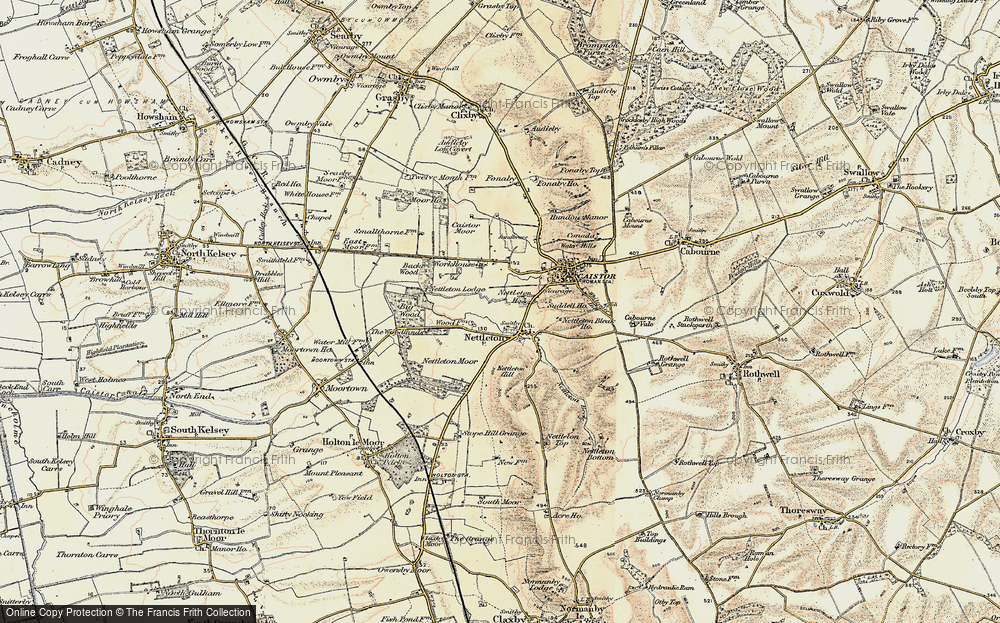 Old Map of Nettleton, 1903-1908 in 1903-1908