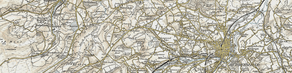 Old map of Nettleton Hill in 1903