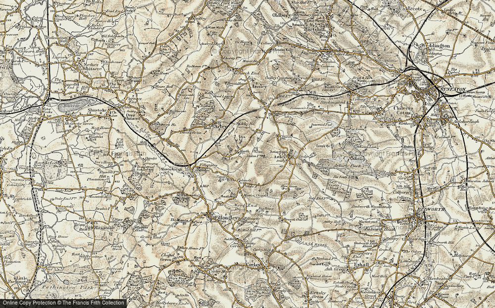 Old Map of New Arley, 1901-1902 in 1901-1902