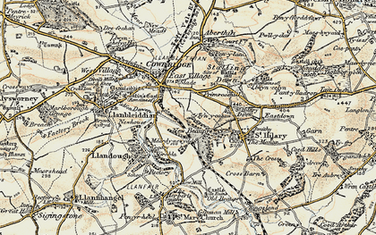 Old map of New Beaupre in 1899-1900
