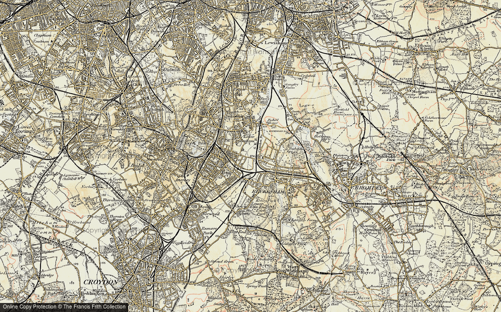 Old Map of New Beckenham, 1897-1902 in 1897-1902