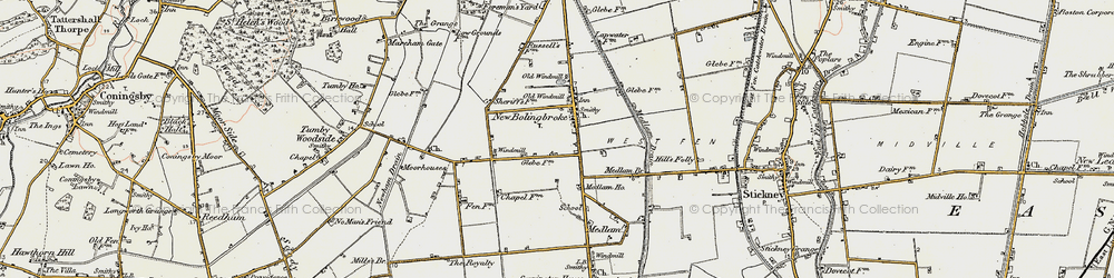 Old map of New Bolingbroke in 1902-1903