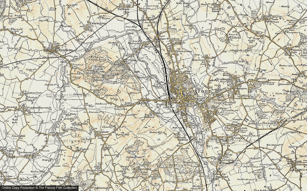 Old Map of New Botley, 1898-1899 in 1898-1899