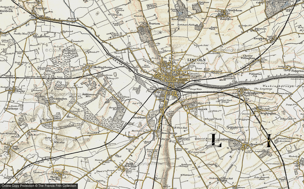Old Map of New Boultham, 1902-1903 in 1902-1903