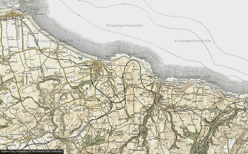 Old Map of New Brotton, 1903-1904 in 1903-1904