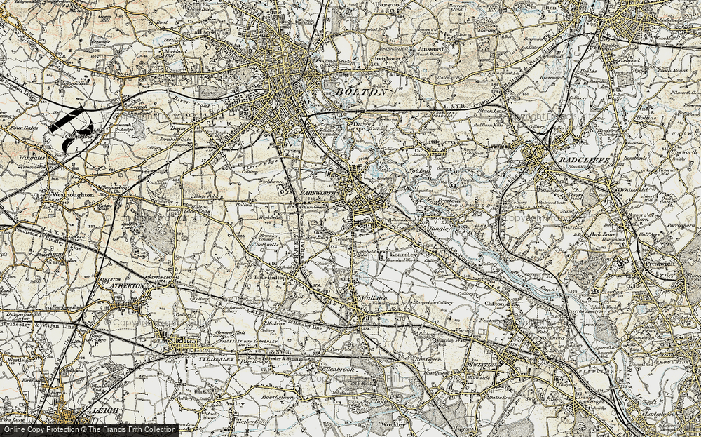 Old Map of New Bury, 1903 in 1903