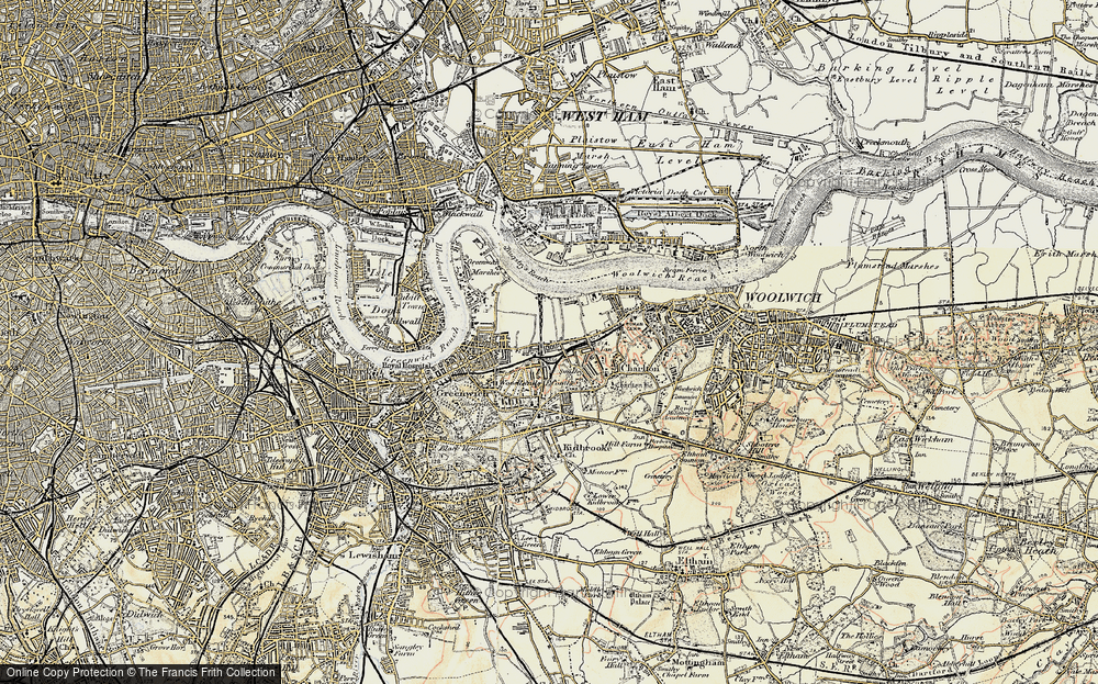 Old Map of New Charlton, 1897-1902 in 1897-1902