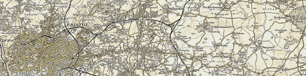 Old map of New Cheltenham in 1899