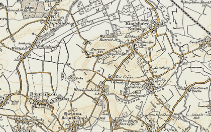 Old map of New Cross in 1898-1900