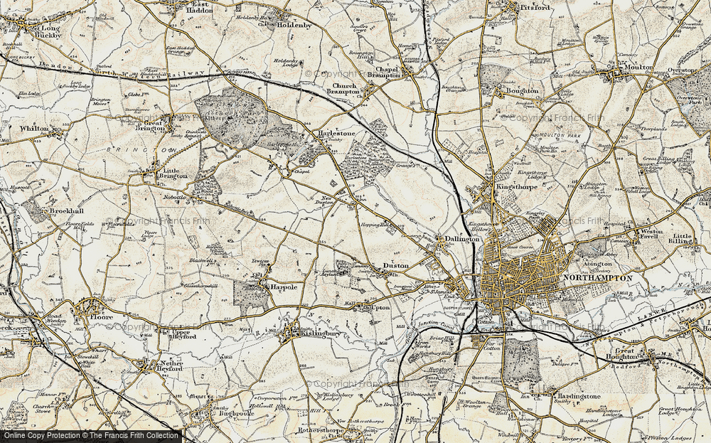 Old Map of New Duston, 1898-1901 in 1898-1901