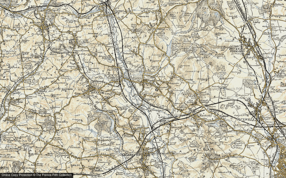 Old Map of New Eastwood, 1902 in 1902