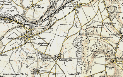 Old map of New Edlington in 1903