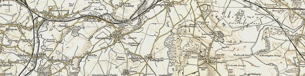 Old map of New Edlington in 1903