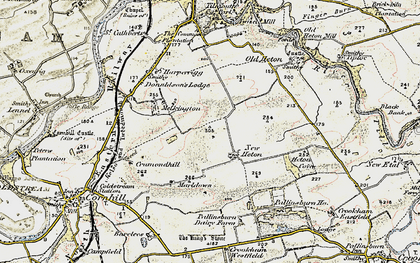 Old map of Tiptoe in 1901-1904