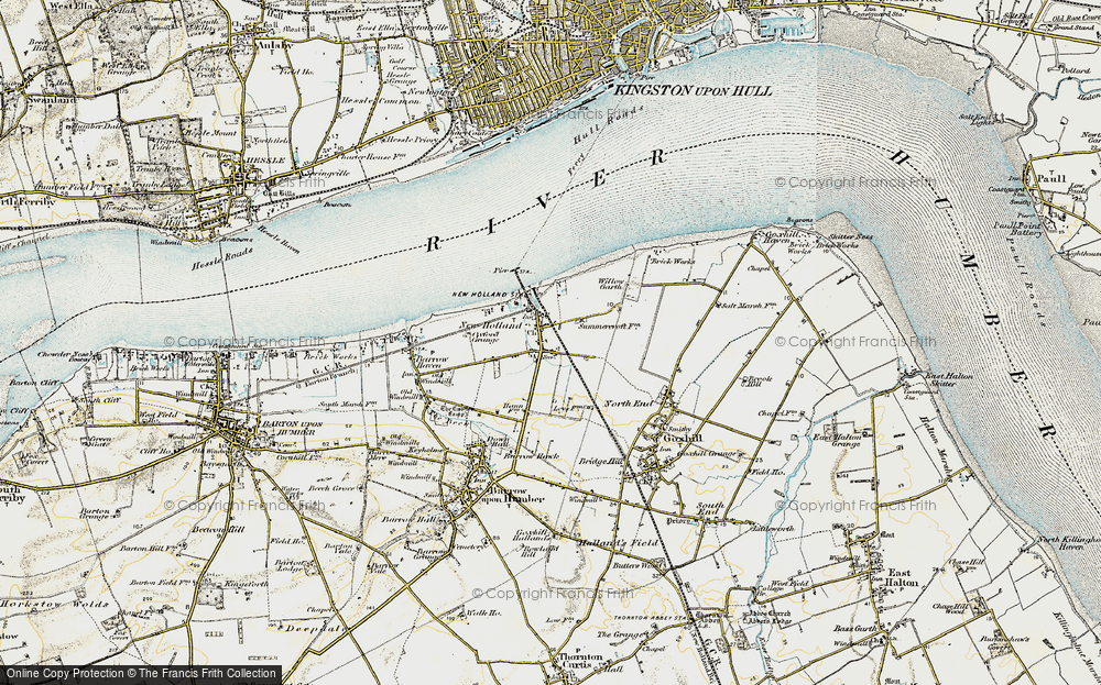 Old Map of New Holland, 1903-1908 in 1903-1908
