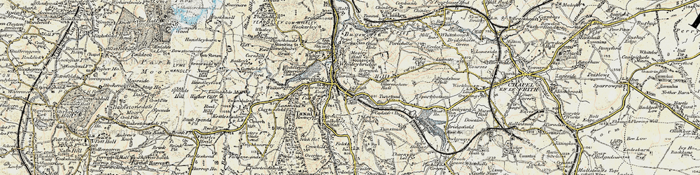 Old map of New Horwich in 1902-1903