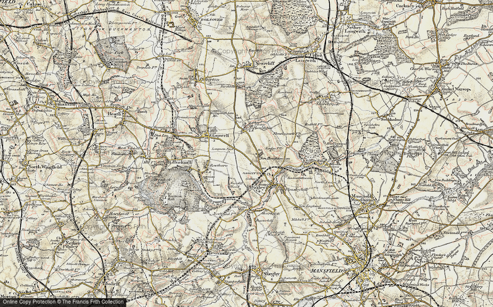 Old Map of New Houghton, 1902-1903 in 1902-1903