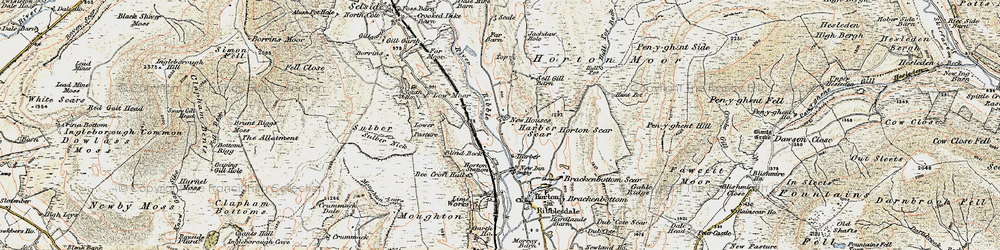 Old map of Top Fm in 1903-1904