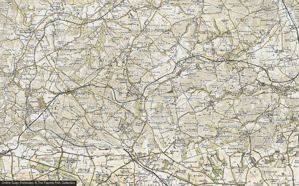 Old Map of New Kyo, 1901-1904 in 1901-1904