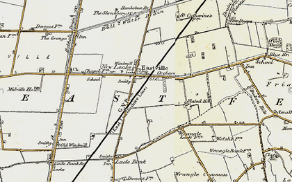 Old map of New Leake in 1901-1903