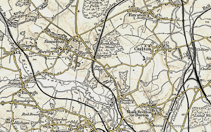 Old map of New Lodge in 1903