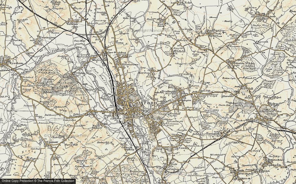Old Map of New Marston, 1898-1899 in 1898-1899