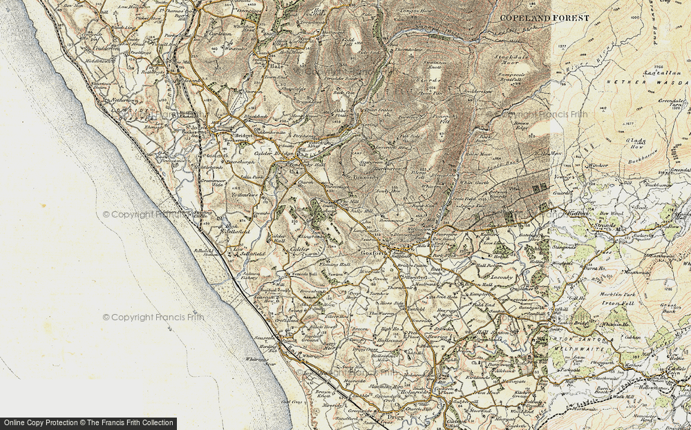 Old Map of New Mill, 1903-1904 in 1903-1904