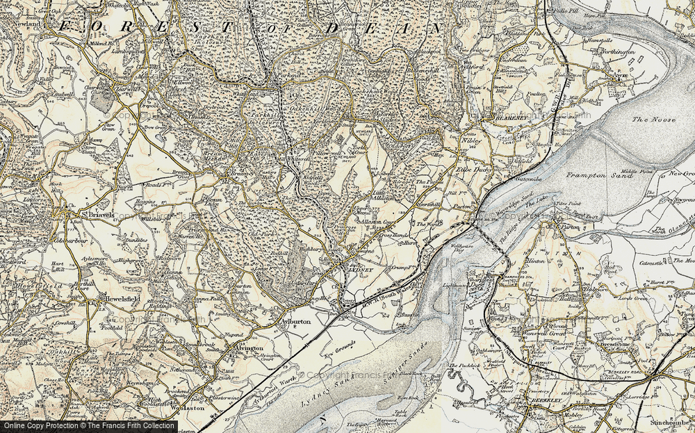 Old Map of New Mills, 1899-1900 in 1899-1900