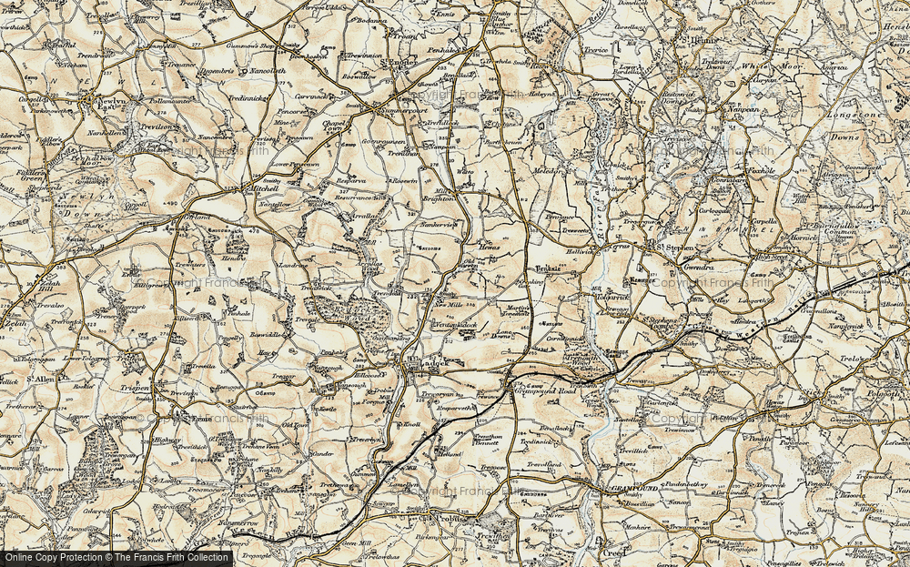 Old Map of New Mills, 1900 in 1900