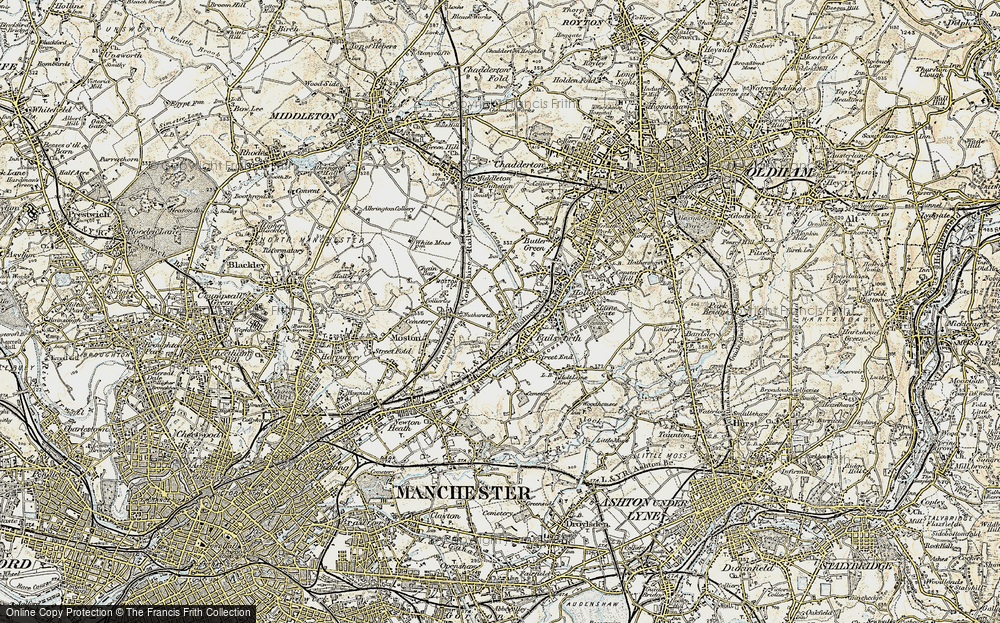 Old Map of New Moston, 1903 in 1903
