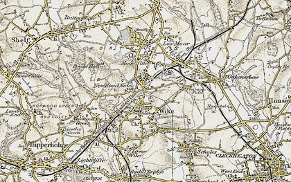 Old map of New Road Side in 1903