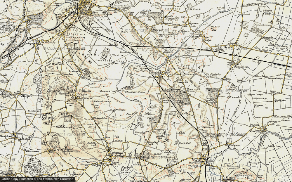 Old Map of Historic Map covering Wellingley in 1903